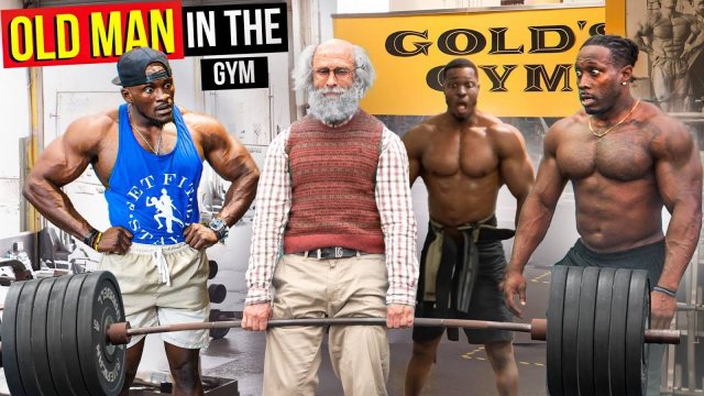 Старик пришёл в зал… и порвал всех | Anatoly GYM PRANK
