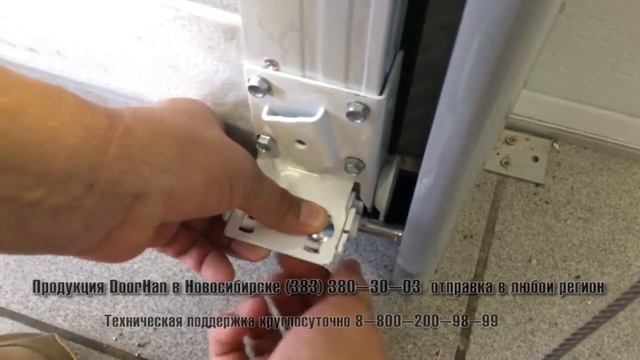 Сборка и установка ворот с торсионной пружиной RSD 02 DoorHan