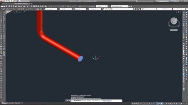 Черчение AutoCad. 3D компоновка трубной системы.