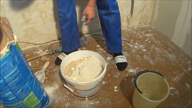 Как замешивать гипсовую штукатурку