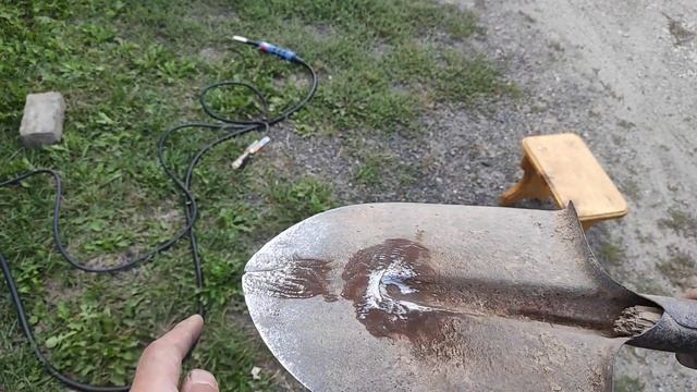 Solaris MULTIMIG-245.Учится варить.Ремонт лопат.Сварка флюсовой проволокой без газа. Обзор инвертор