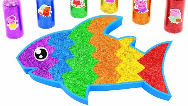 Для малышей мультики АСМР. Акула из слаймов. Новые игрушки