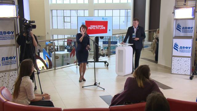 Открытие площадки FEFU.TV на Дальневосточном МедиаСаммите 2018