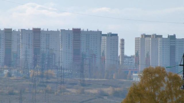 ЖК "Академический". Вид с дома №9 на ЖК "Цветы"