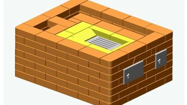 Двухколпаковая отопительно варочная печь своими руками