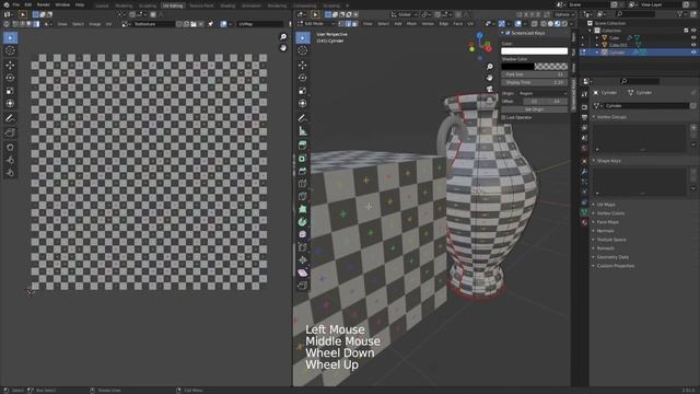 Создание UV развертки | Что такое UV развертка? | Blender 3D | Блендер 3д