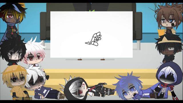Sans AU's React to ULB Sans Vs DustTale Sans (AU BAttle) | Gacha Life/Club Reaction