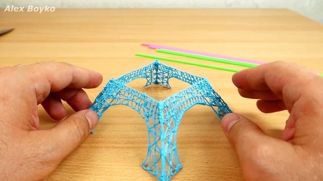 Новая 3D РУЧКА. Рисую Эйфелеву башню! Alex Boyko