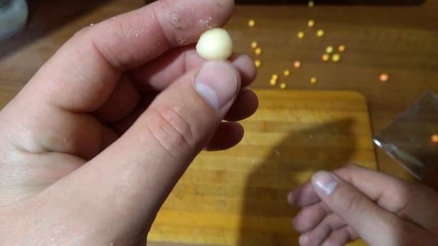 МЕГА УЛОВИСТАЯ насадка на КАРПА, АМУРА, КАРАСЯ. Мини БОЙЛЫ из Пенопласта и Манки.