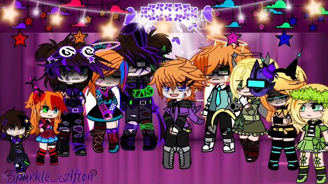 Afton's Family V.S Clara's Family Singing battle / FNaF / Sparkle_Aftøn