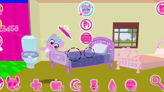 Как сделать бесконечную еду и воскресить пони в игре моя карманная пони?