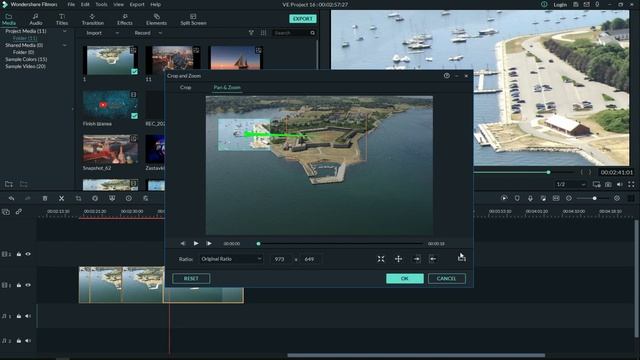Филмора9-Панорамирование и масштабирование-Эффекты-Видео Монтаж -#10
