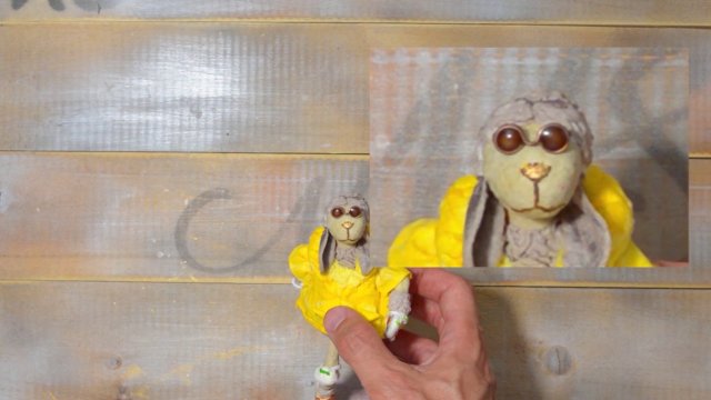 Делаем очки для ватной игрушки. Пошаговый мастер-класс.