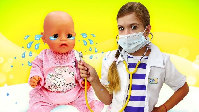 У Беби Бон Эмили поднялась температура! Игры дочки матери для девочек