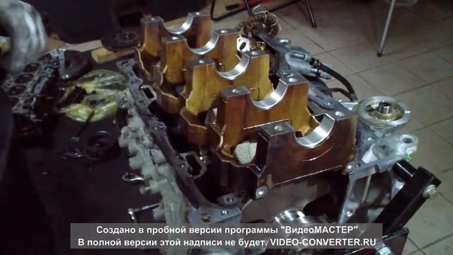 Сборка двигателя Ford Focus-2 подробно и понятно) после расточки коленвала