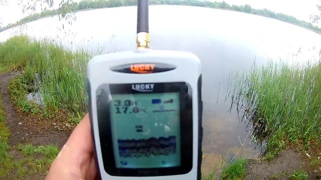 Эхолот LUCKY FFW718 творит чудеса.Зимний эхолот.Дешевый беспроводной эхолот.