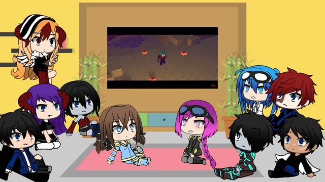 Rainimator characters react to Herobrine’s Life By Redstone Records