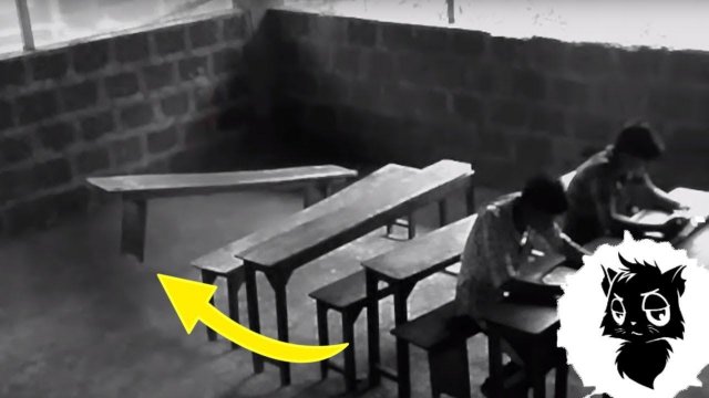 5 ПАРАНОРМАЛЬНЫХ ВЕЩЕЙ В ШКОЛЕ СНЯТЫХ НА КАМЕРУ [Черный кот]