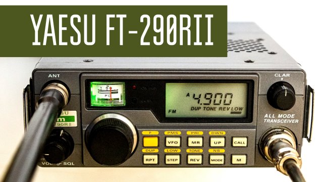 Yaesu FT 290RII SSB УКВ радиостанция 90х годов. Радиосвязь. Радиолюбители.