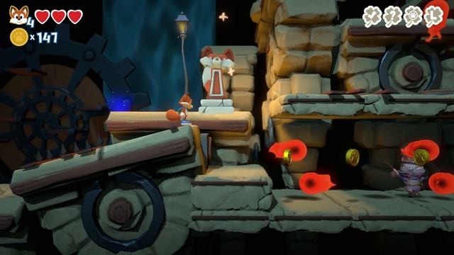 Super Lucky's Tale - Part 2: Golem Getaway - Gameplay Walkthrough
