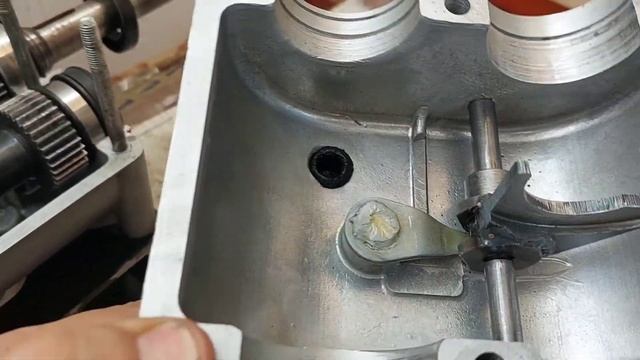 Реверс редуктор, от мотобуксировщика. Сборка.