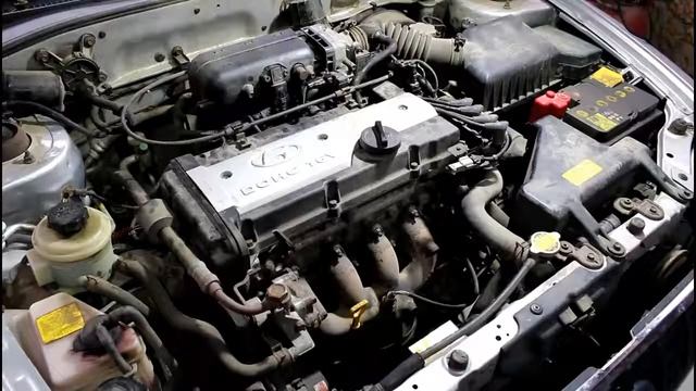 Двигатель троит детонирует и не развивает мощности Hyundai Accent 1,5 Хендай Акцент 2006 года Тагаз