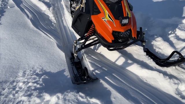 Обкатка Stels Capitan 200 long XE | Снегоход для рыбалки