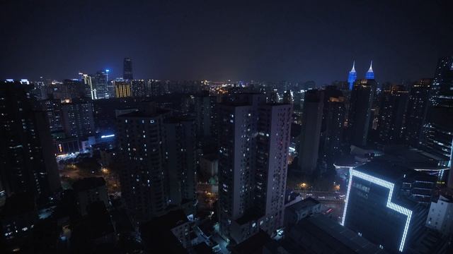 Shanghai, China City Soundscape (City Sounds at Night)