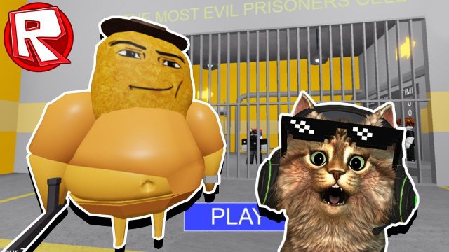 ПОБЕГ от МЕМНОГО НАГГЕТСА КОВБОЯ в РОБЛОКС  ROBLOX