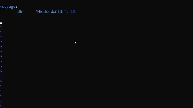 Hello World на Ассемблере (x86)