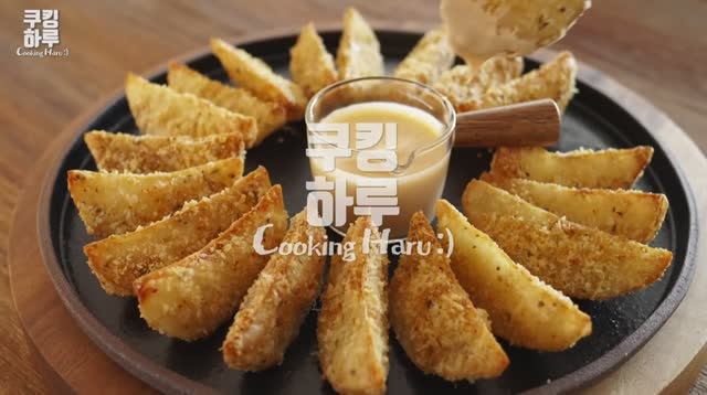 Идеальный хрустящий картофель с чесночным сыром!!