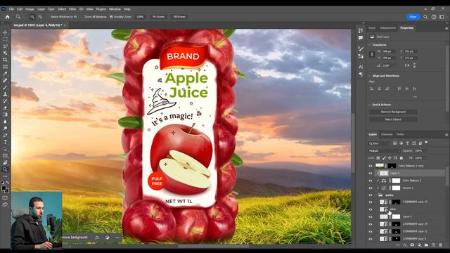 Expert-Level Product Advertising Design ✅🔥 Full Photoshop Manipulation tutorial