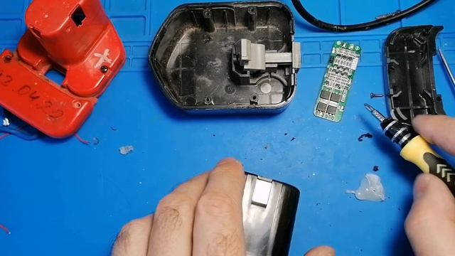 Ремонт аккумулятора от шуруповёрта Hitachi 12v.