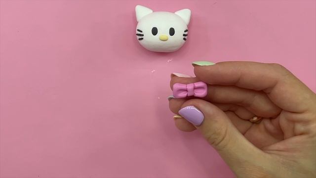 Hello KITTY - лепим из пластилина и полимерной глины - Просто лепка