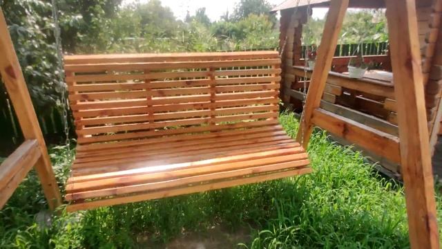 Качеля из дерева своими руками! Моя конструкция!