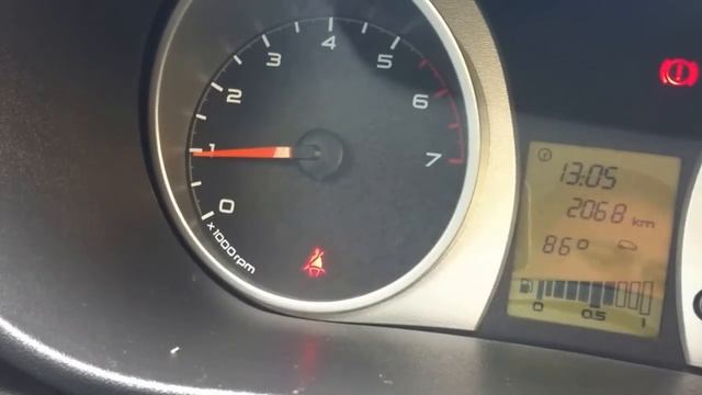 Lada Granta.Плавают обороты при включении кондиционера.