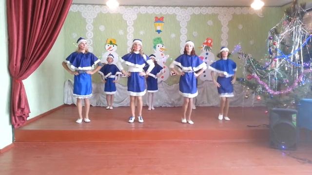 детский танец на новый год #танец снегурочек