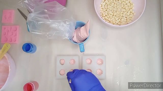 Шоколадные цветы. Полный процесс изготовления.