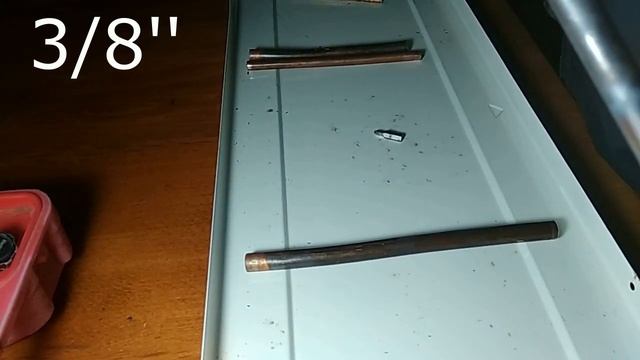Расширение медных труб 1/4", 3/8" и 1/2".