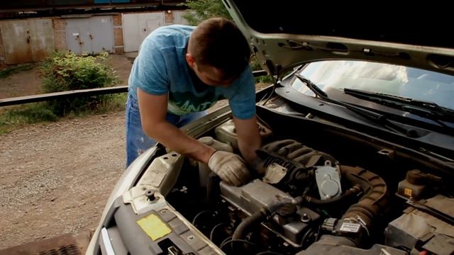 Меняем масло и фильтра на Ладе Гранта