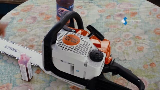 Как правильно заводить и заправлять Stihl MS 180 (3 часть)