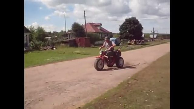 трицикл из мотоблока