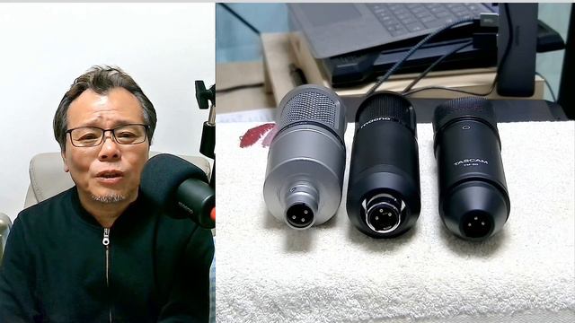 コンデンサマイクの音声テストその3 !! audio-tecnica AT2020 vs maono AU-PM320 vs TASCAM TM-80 !!