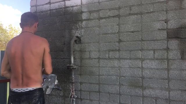 ШТУКАТУРНЫЙ КОВШ , ХОППЕР или КАРТУШНЫЙ ПИСТОЛЕТ!!! Отваливается штукатурка, ЧТО ДЕЛАТЬ ?!