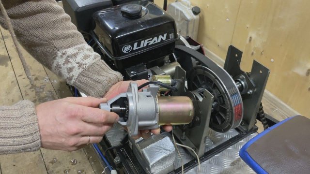 Сломался электростартер/ LIFAN-13л.с./ Замена