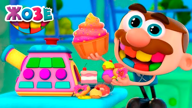 Мультфильмы Серия | Жозе и конфетная машина | Обучающее видео для детей