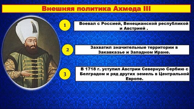 §. 16-17  ОСМАНСКАЯ ИМПЕРИЯ И ПЕРСИЯ В XVIII В .+РАБОЧИЙ ЛИСТ. 8 класс.//Авт.Н.В.Загладин и др.