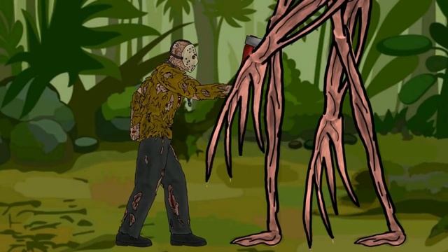 Siren Head vs Jason Voorhees, Michael, Freddy, IT Pennywise, Leatherface, SLENDER MAN, Predator[Dc2