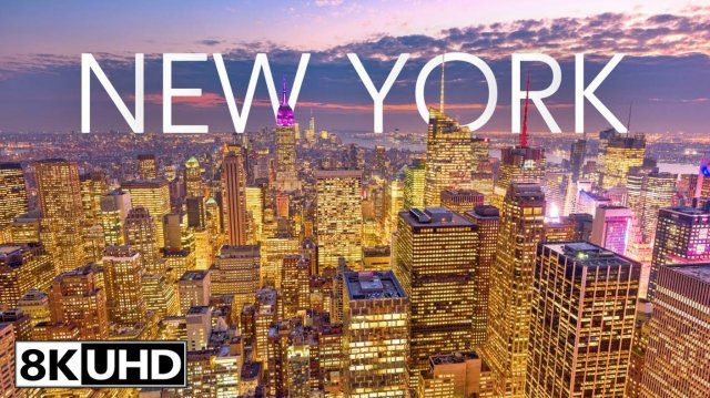 Нью-Йорк 8K VIDEO ULTRA HD 60FPS - Capital of The World [NYC]