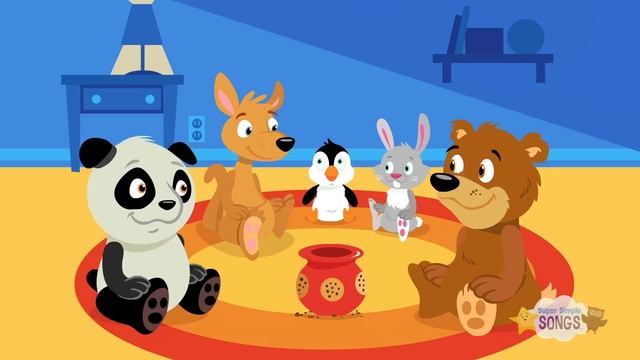 Walking Walking + More | Nursery Rhymes & Kids Songs | Super Simple Songs